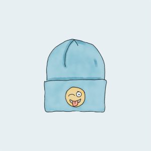 带Logo针织冷帽